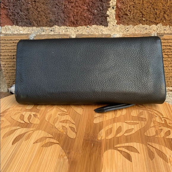 Zadig & Voltaire Rocky Leather Heart Clutch in Black - Picture 4 of 7